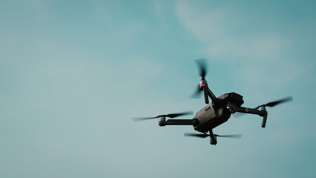 Dron durante una sesión de pruebas tecnológicas