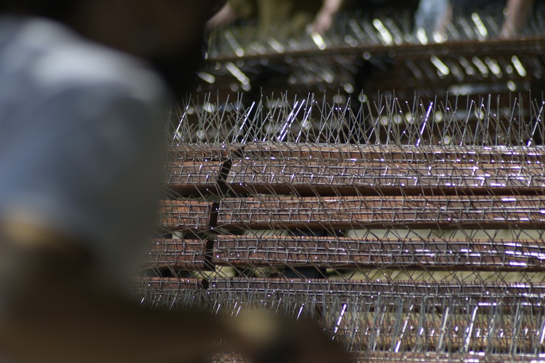 Estructura metálica de una fábrica