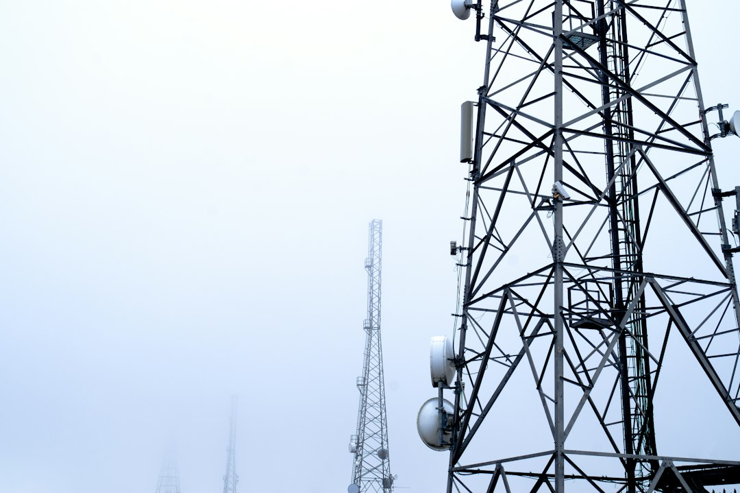 torres e infraestructura de una red móvil