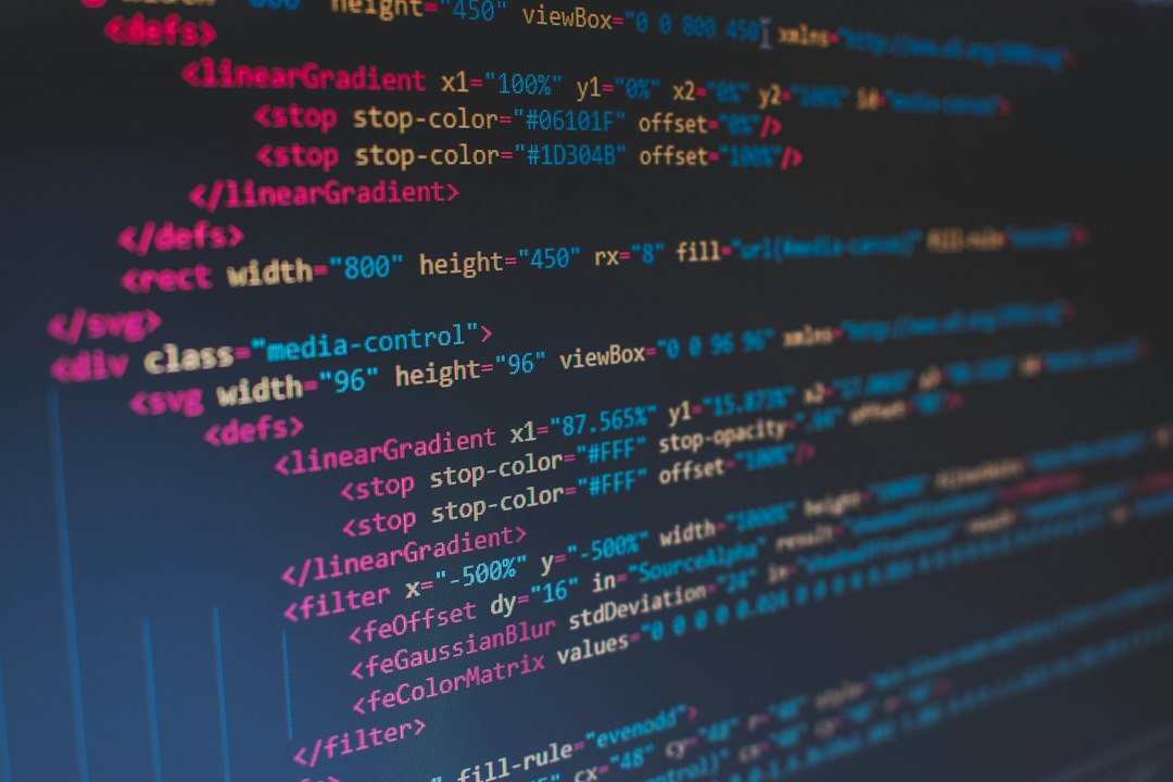 Código de programación de una aplicación