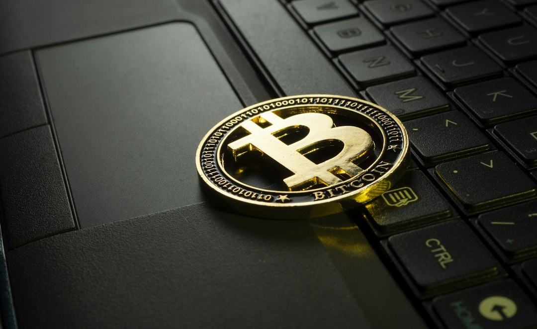 Representación física simbólica de Bitcoin