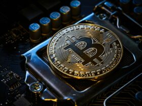 Representación de Bitcoin sobre circuitos electrónicos