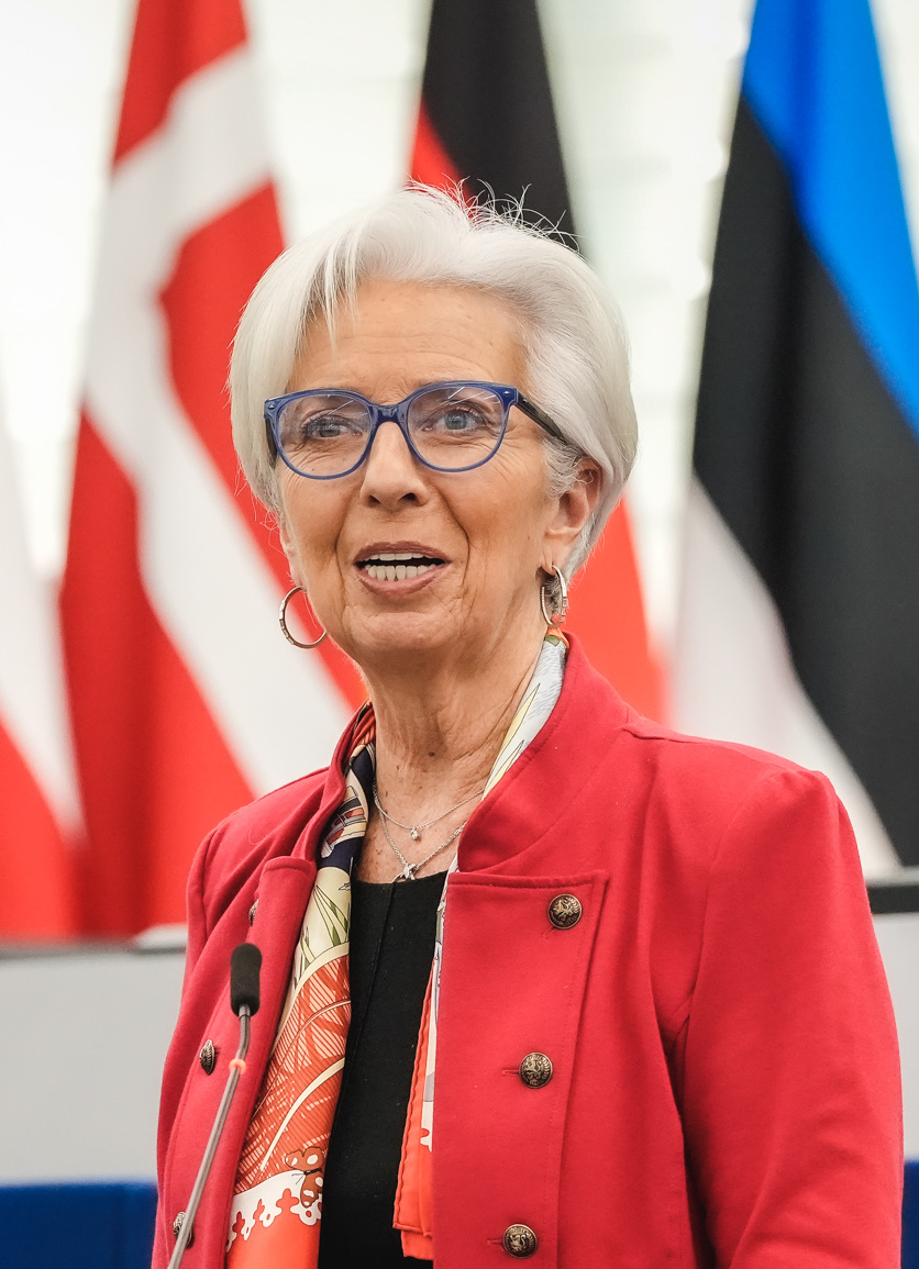 Christine Lagarde durante una intervención ante el Parlamento Europeo en 2022. Foto: Parlamento Europeo, CC BY 2.0.