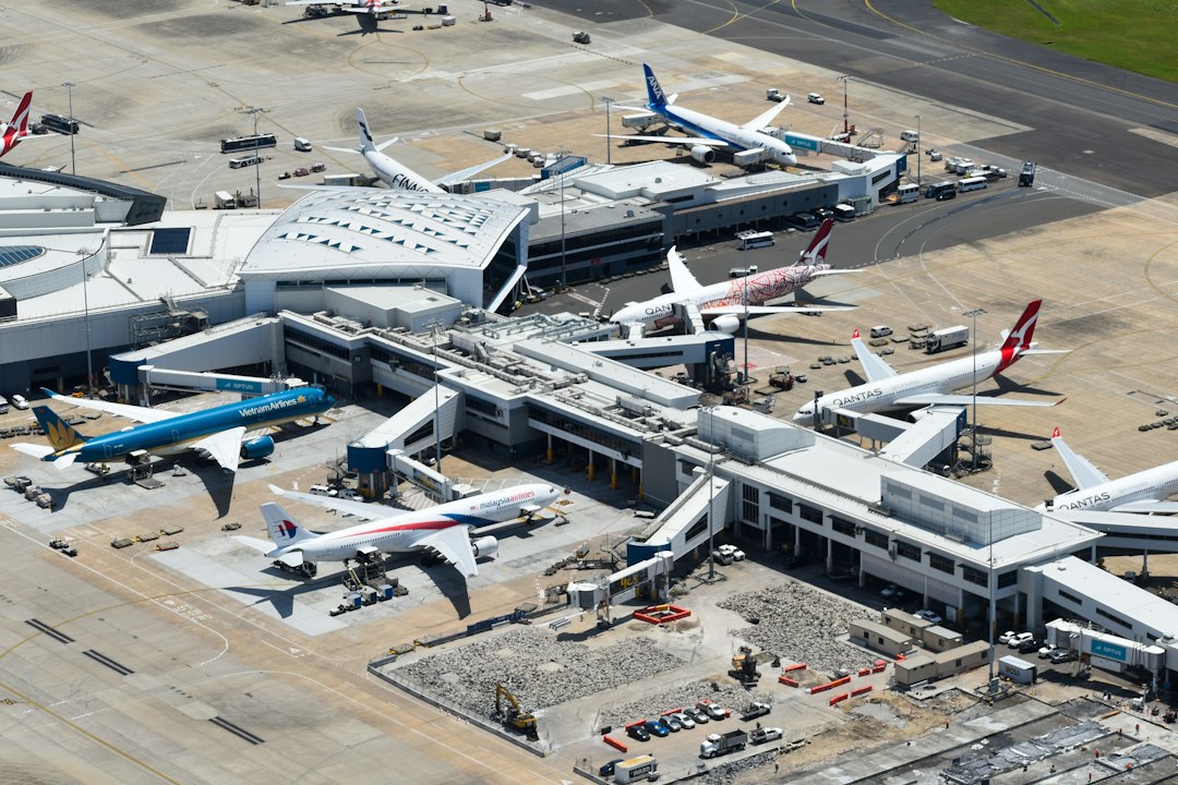 Terminal aeroportuaria en Sídney, Australia