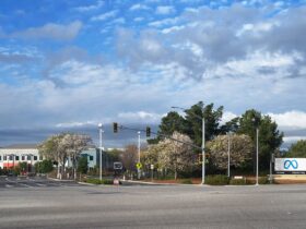 Acceso a la sede de Meta Platforms en Menlo Park, California; fotografía de archivo de 2022