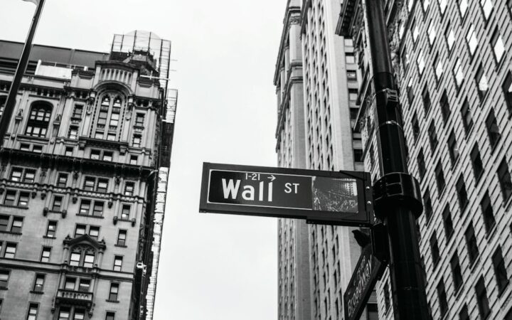 Señal de Wall Street, centro financiero de Nueva York