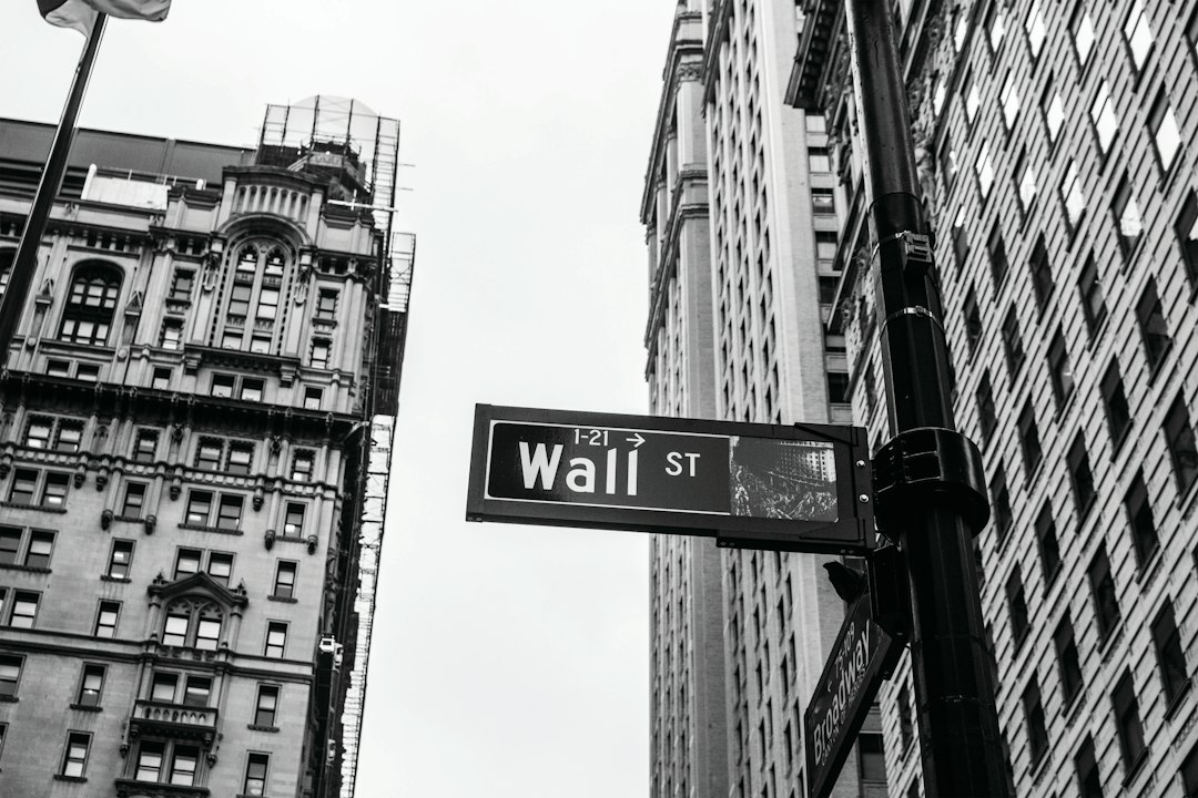 Señal de Wall Street, centro financiero de Nueva York