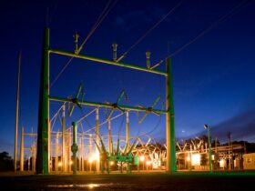 Subestación eléctrica de alta tensión