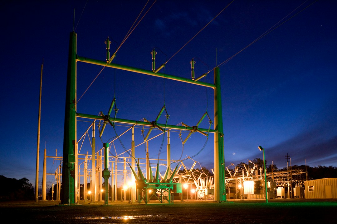 Subestación eléctrica de alta tensión