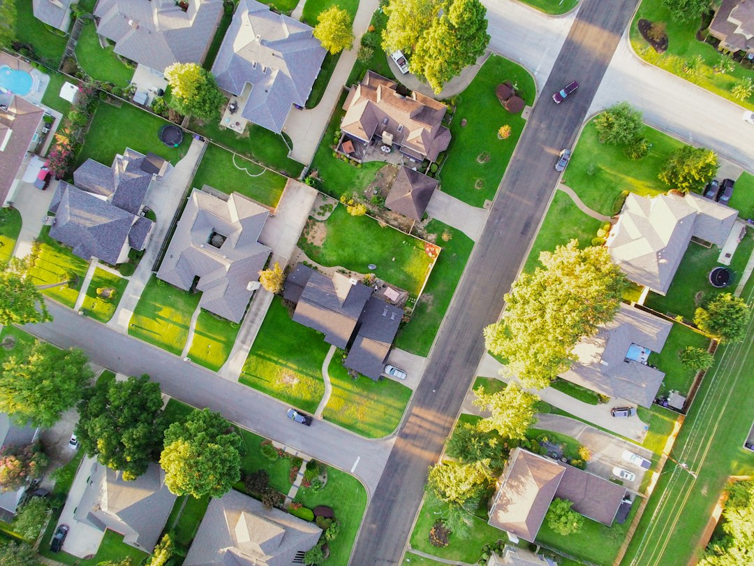Barrio residencial de Estados Unidos