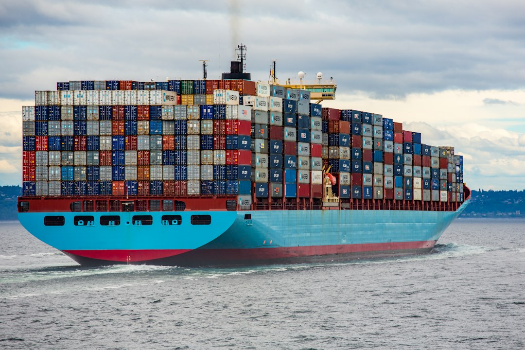 Buque portacontenedores en el comercio mundial