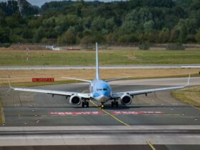 Avión Boeing 737 de Ryanair en un aeropuerto europeo