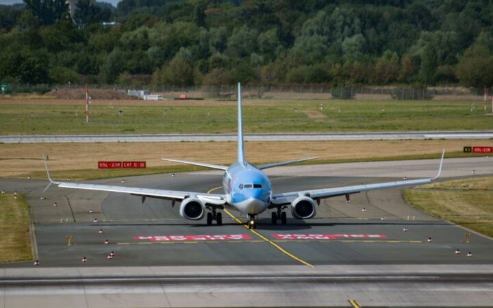 Avión Boeing 737 de Ryanair en un aeropuerto europeo