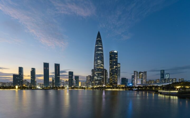 Panorámica del distrito tecnológico de Shenzhen