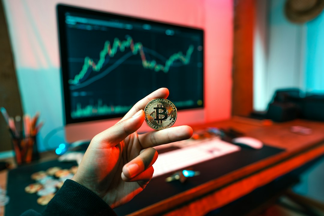 Representación de bitcoin y mercado de criptomonedas