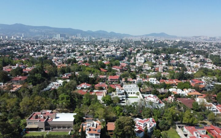 Vista aérea de Ciudad de México