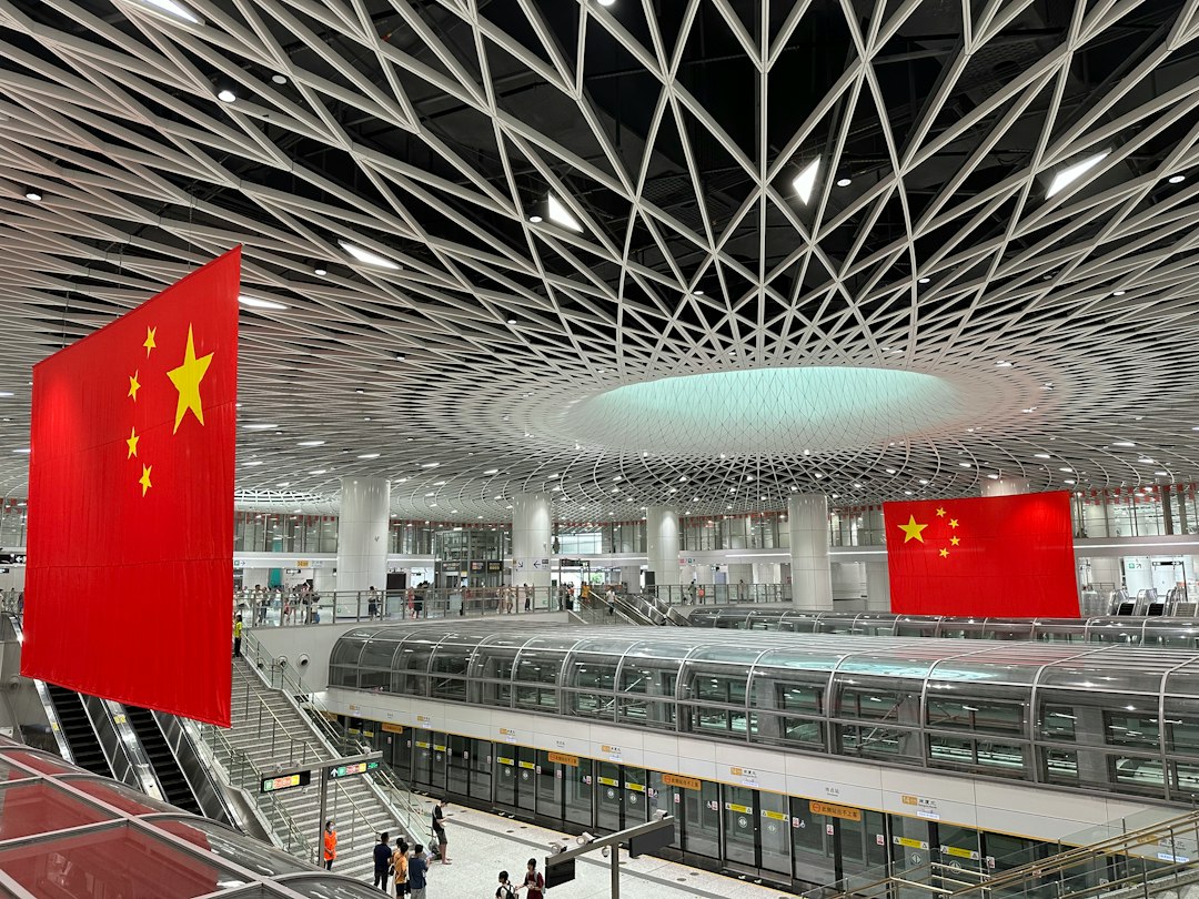 Mapa de China relacionado con tecnología y exportaciones