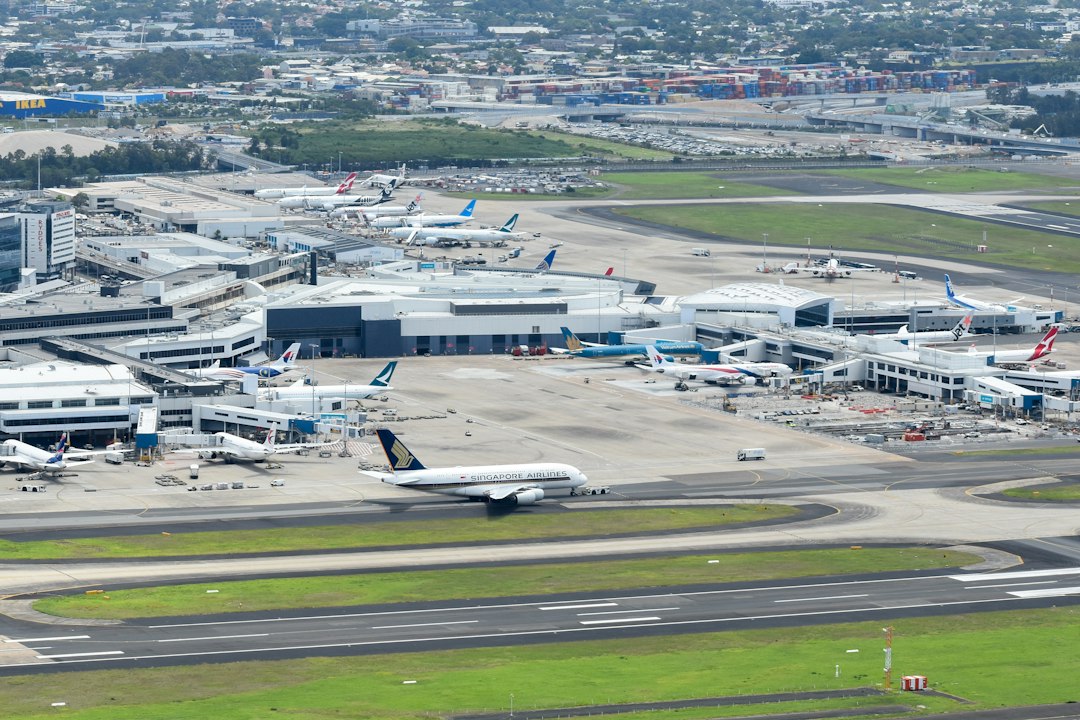 Terminal aeroportuaria en Sídney, Australia